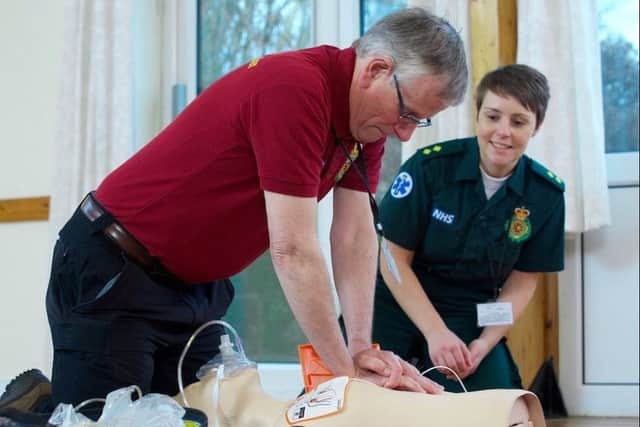 First responders are trained by the Yorkshire Ambulance Service.