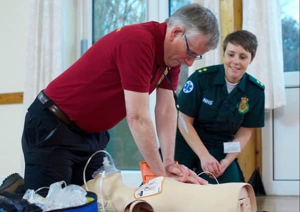 First responders are trained by the Yorkshire Ambulance Service.