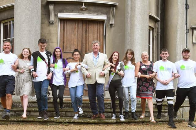 Christopher Legard and the team from SASH