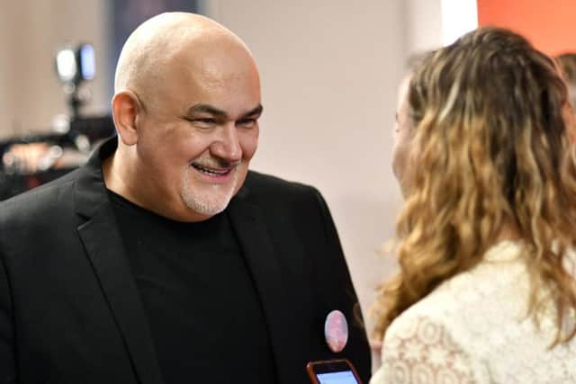 Derren Litten on the red carpet. PIC: Richard Ponter