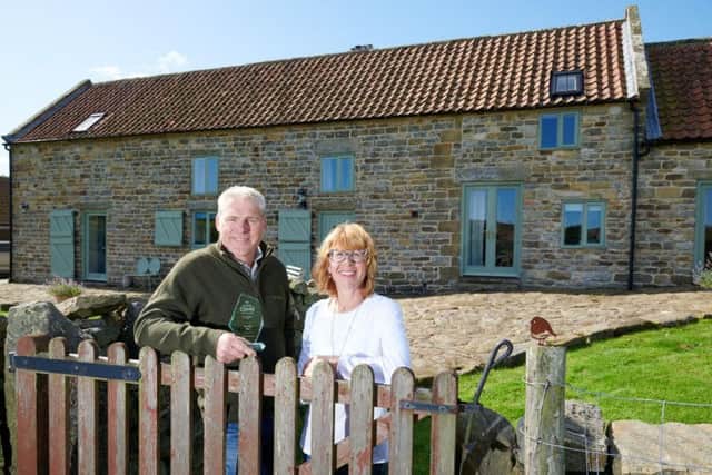 John Brooks and Lynn Bowler at The Long Barn, Goathland