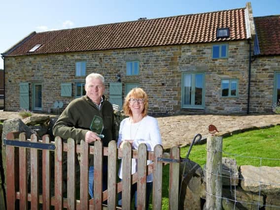 John Brooks and Lynn Bowler at The Long Barn, Goathland