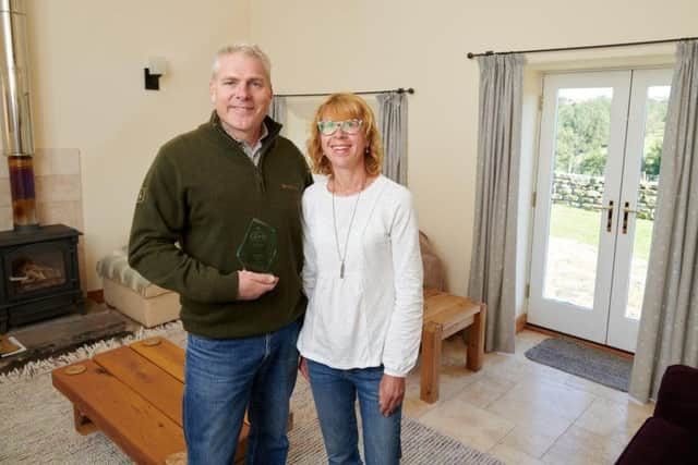 John Brooks and Lynn Bowler at The Long Barn, Goathland