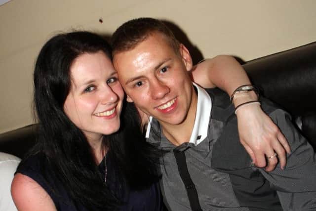 Jenna and Chris in Red Square.