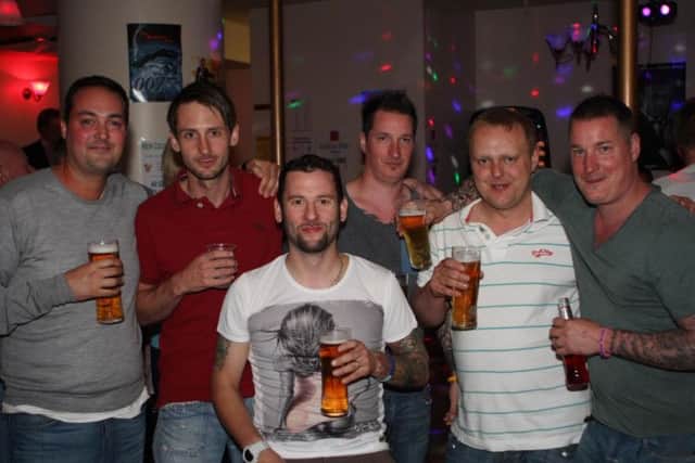 Lee, Crash, Gaz, Burt, Shaun and Rich in Red Square.