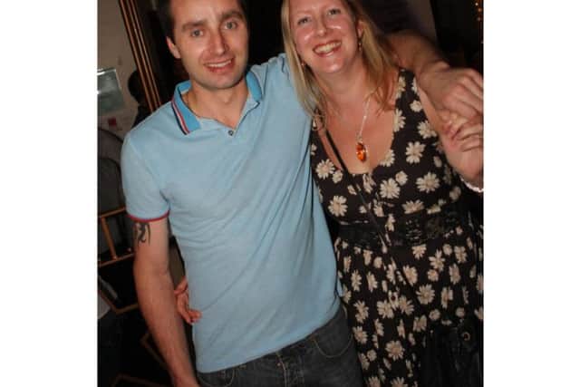 Stu and Helen enjoying some quality time together in Red Square.