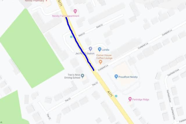 Northern Gas Network are laying new mains pipe between September 23 and September 30. A road closure will be in place.