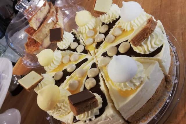 Willow Cake Shop - Lemon and Millionaires Cheesecake