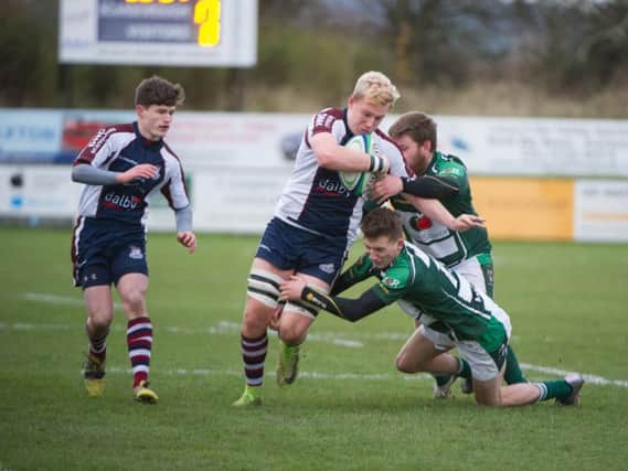 Aaron Wilson scored the winning try for Scarborough at Kendal