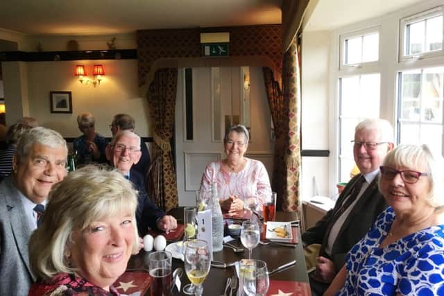 Members and guests of Filey and Burlington Probus Clubs at the North Star in Flamborough.