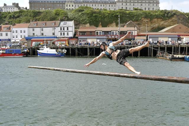 Just one of the many attractions of Whitby Regatta