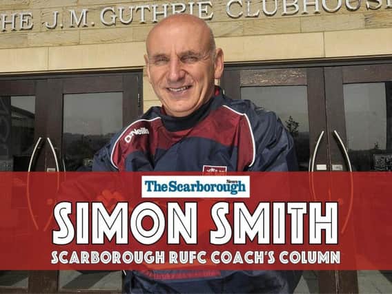 SRUFC coach Simon Smith's column