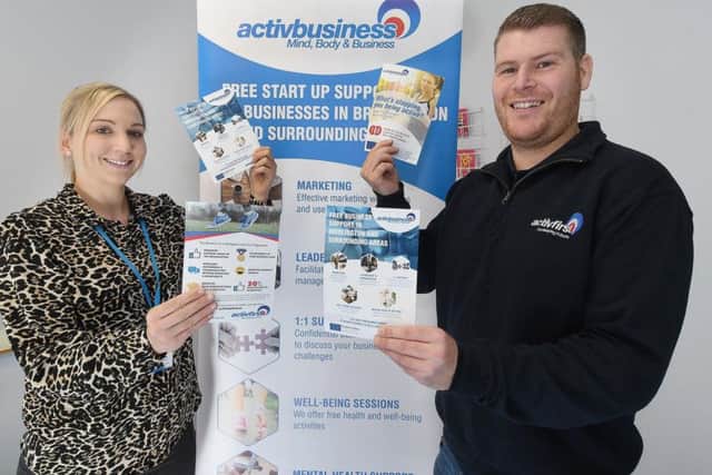 Actifirst staff members Jenna Leach and Ed Grady
