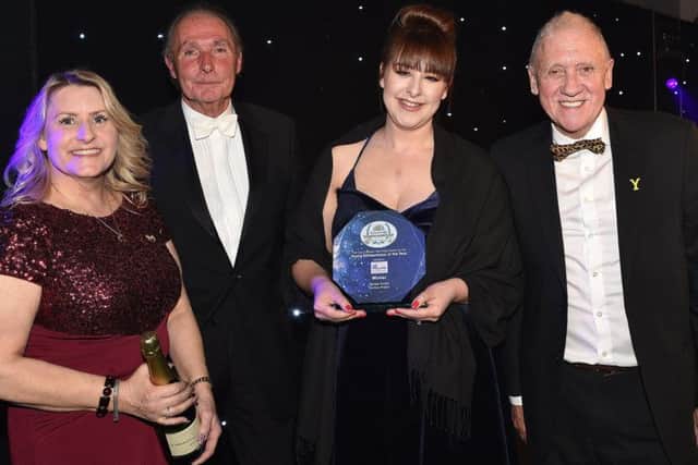 Aimee Evans claimed Young Entrepreneur of the Year