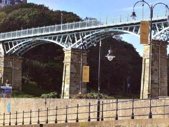 A man has died after coming off the Spa Bridge.