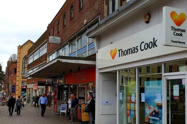 The former Thomas Cook store in Scarborough
