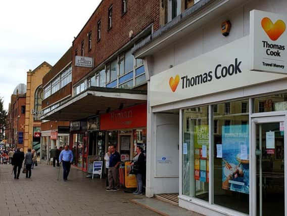 The former Thomas Cook store in Scarborough