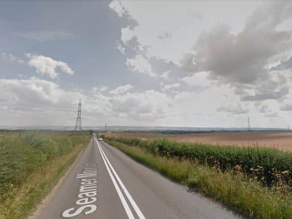 A 17-year-old boy suffered serious injuries in a head-on crash on Seamer Moor Lane in Scarborough (Photo: Google)