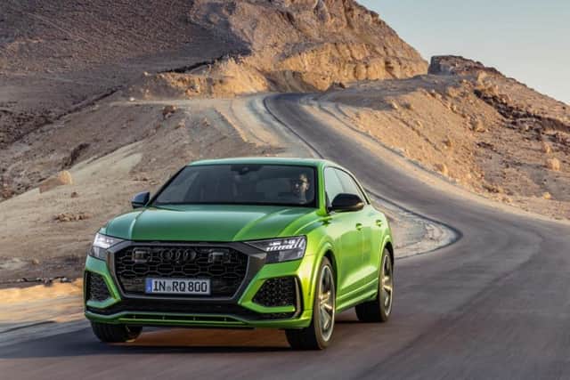 A quick SUV from Audi