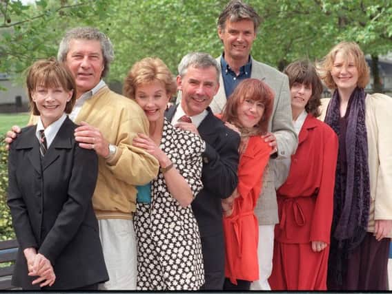 Christopher Beeny (fourth from left, with cast of Upstairs Downstairs) has passed away aged 78, his family have announced