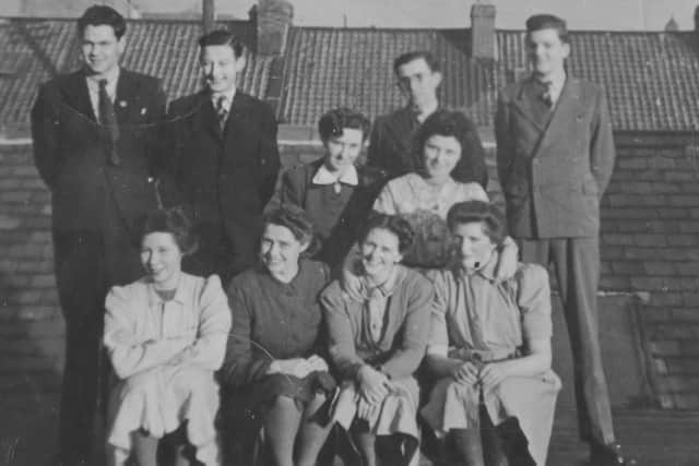 W Rowntree staff, in the 1940s