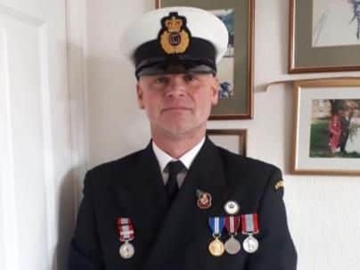 CRO Rob Parkin in dress uniform