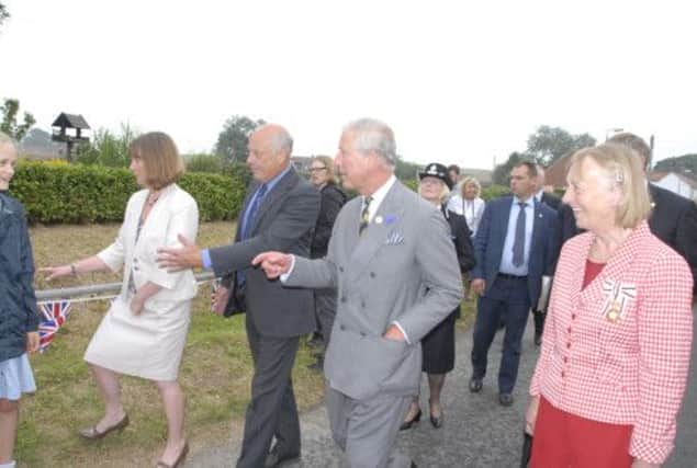NDTP Royal Visit ps1330-9a Prince Charles Visits Burton Fleming Driffield Pictured By Pam Stanforth ps1330-9a