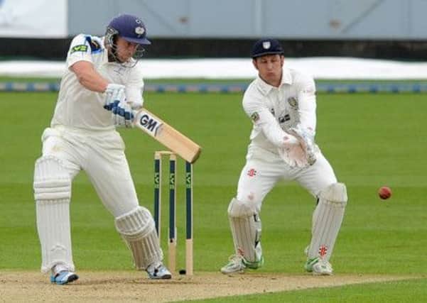 Durham v Yorkshire County Championship, Andrew Gale hits out during his innings of 124