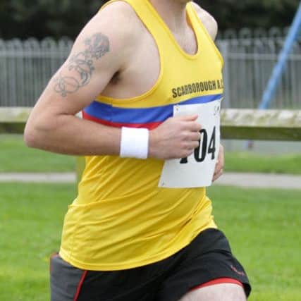 Filey 10k.Scarborough Athletic runner.. .pic Richard Ponter 143847g