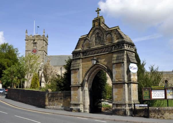 All Saints Church, Hunmanby, and Admiral's Arch