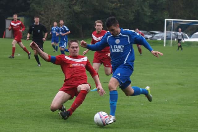 Dean Nuttall in action for Old Malton, is one of the York League rep team's players
