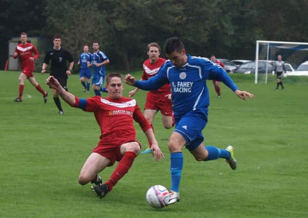 Dean Nuttall in action for Old Malton, is one of the York League rep team's players