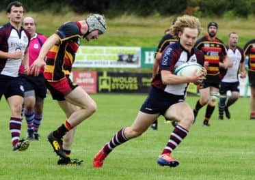 Joe Marshall in action for Scarborough