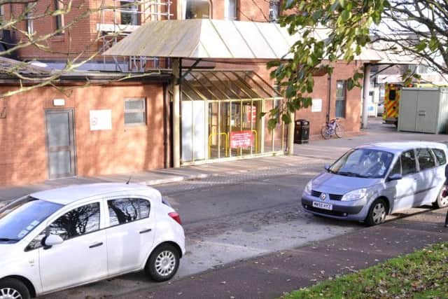 The shocking incident happened at Scarborough A&E