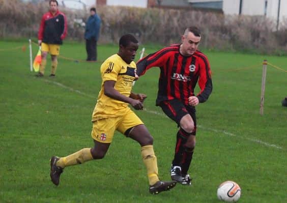 Kirkby set off on another attack of the Pier goal