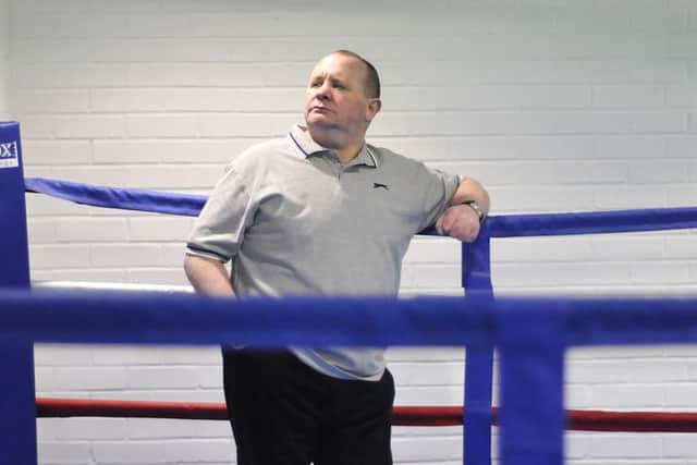 Paul Ingle Boxing Academy opens.Reflection.Picture Richard Ponter 140803z