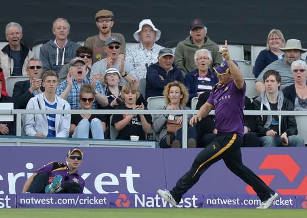 Yorkshire's Adam Lyth and Aaron Finch teamed-up to take a stunning catch in last year's t20 Blast. Tickets are now on sale for the 2015 competition