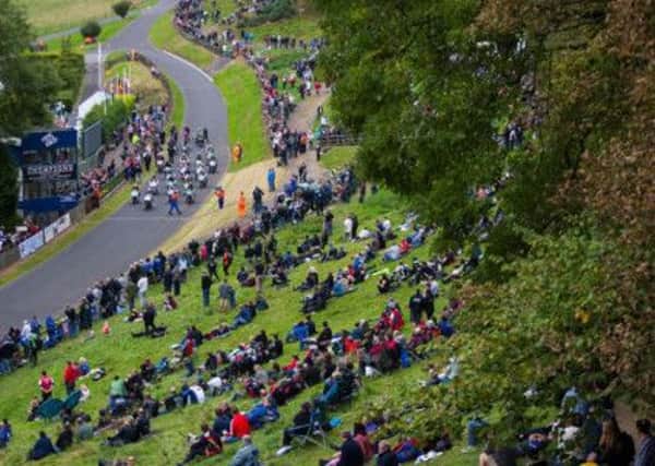 The fans lap up the action at Oliver's Mount Photo: Charles Robertson