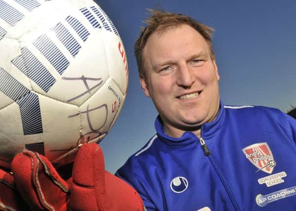 Goalkeeping coach Andy Phillips. pic Richard Ponter 150703b