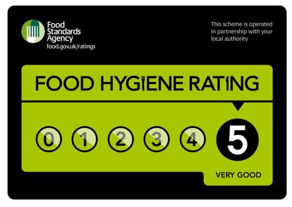 A five-star Food Hygiene Rating