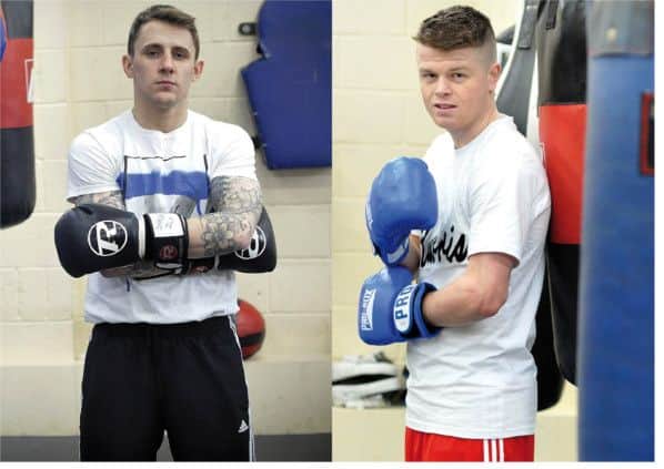 Shaun Ireland (left) and George Rhodes Jnr