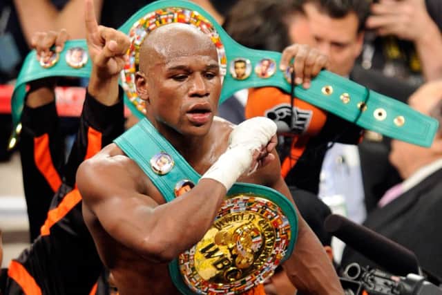 Undefeated boxing superstar Floyd Mayweather Jnr (above)  is Ireland's favourite current boxer