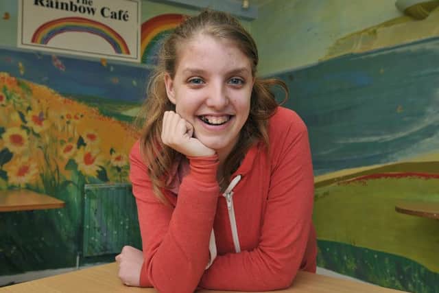 Victoria Marie Crawforth at The Rainbow Cafe. pic Richard Ponter 151211b