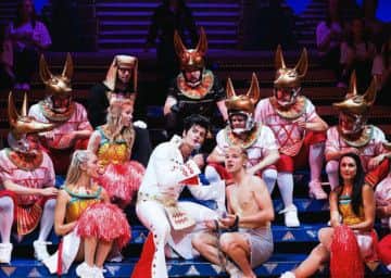 Joseph and the Amazing Technicolor Dreamcoat - Matt Lapinskas as Pharaoh and Lloyd Daniels as Joseph