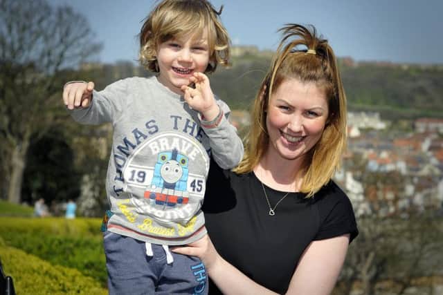 Go Georgie charity continues.Georgie Craig and Mum Naomi Jamieson.pic Richard Ponter 151605a