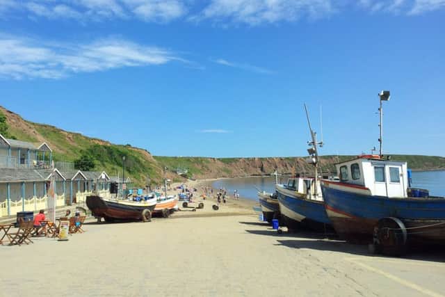 Filey Coble Landing. Photo by Carly-Jayne Swift