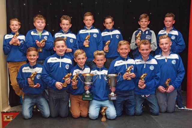 Under-12s league and cup winners Seamer Pictures by Steve Lilly