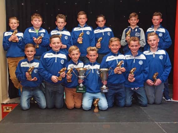 Under-12s league and cup winners Seamer Pictures by Steve Lilly
