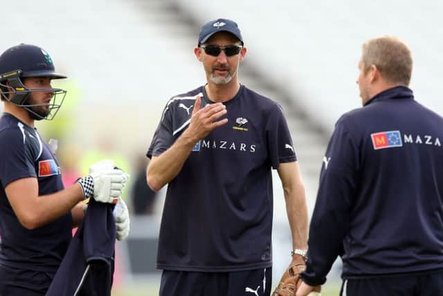 Yorkshire head coach Jason Gillespie prior to the NatWest T20 Blast at Trent Bridge, Nottingham.