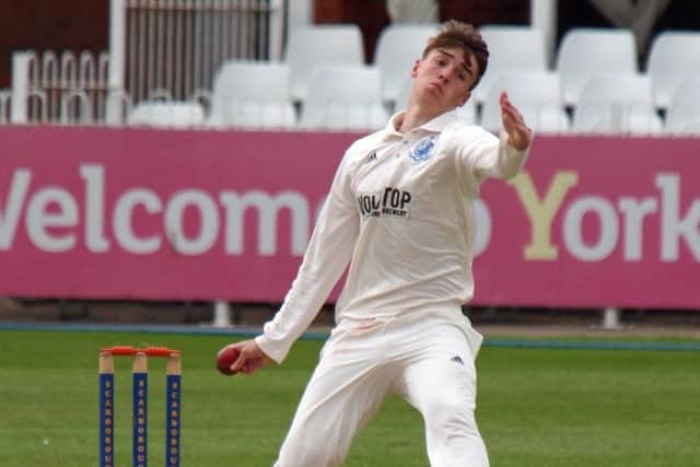 James Pick bowling v Studley Royal 152007m